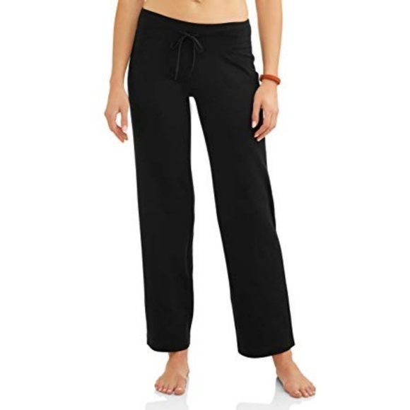 Athletic Works Petite Workout Pants Straight leg Yoga Relaxing - Picture 1 of 6